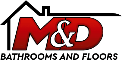 M&D Bathrooms and Floors logo - flooring and bathroom remodeling contractor in Panama City Florida